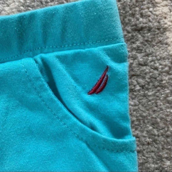 Nautica Cotton Blue Tie Side Pull-on Shorts 4T - Picture 2 of 5